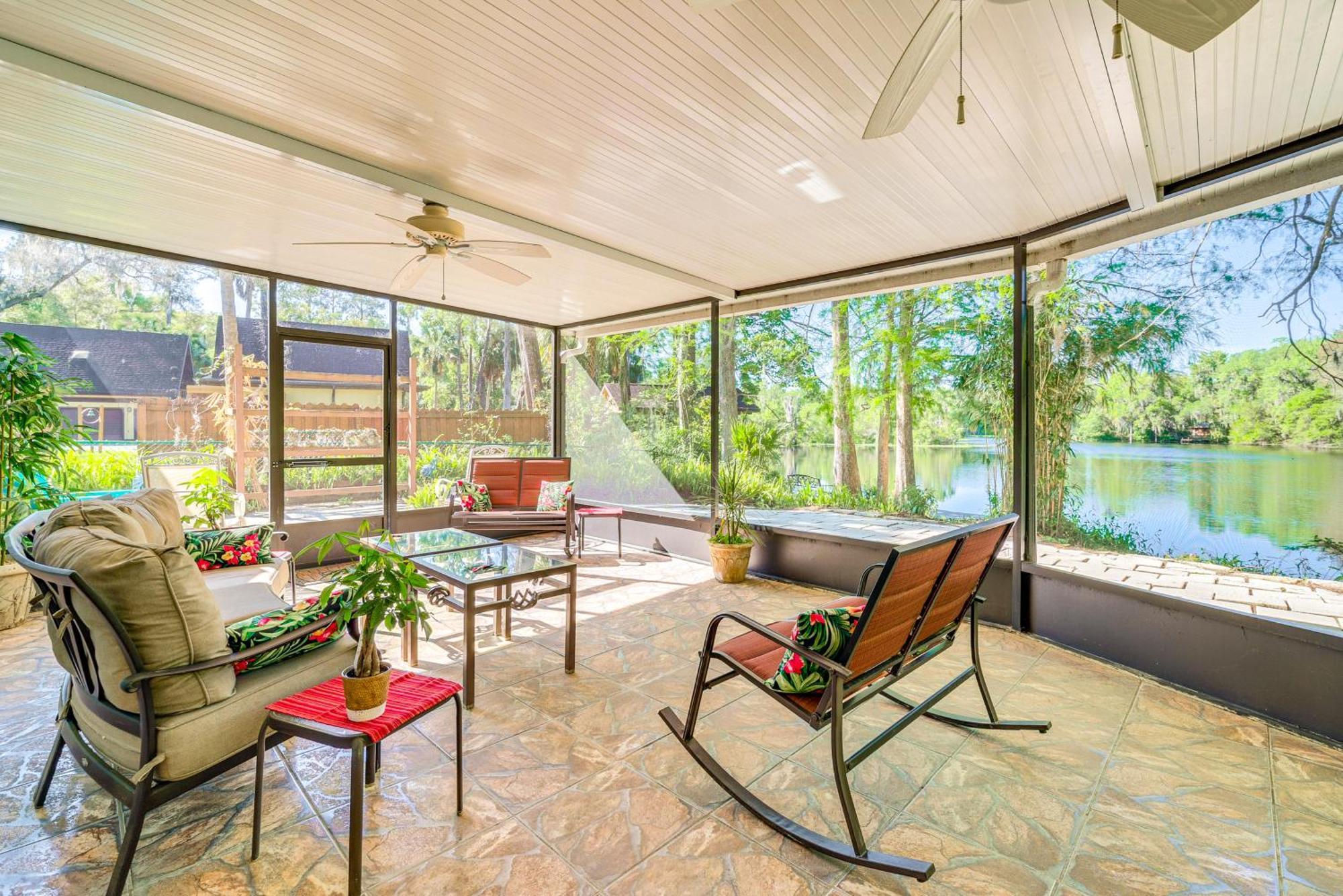 Waterfront Dunnellon Home With Private Dock And Lanai! Eksteriør billede